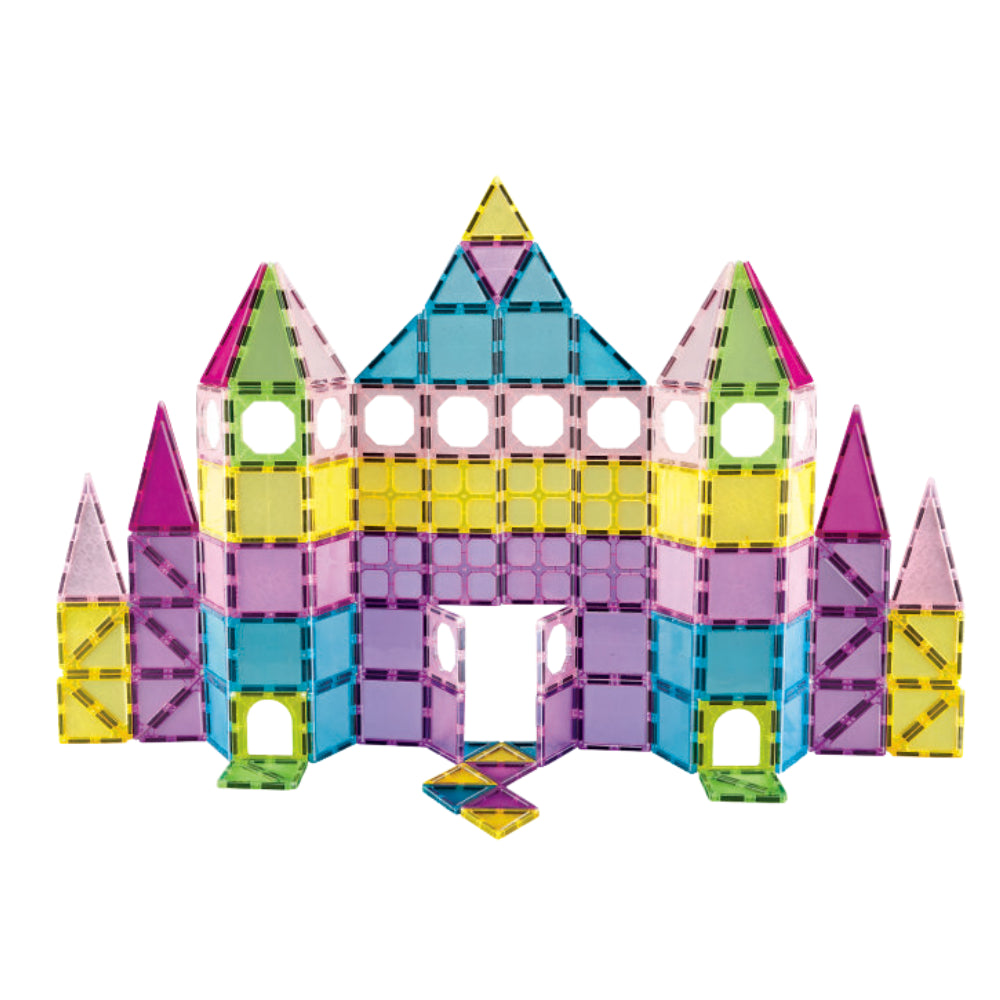 Toy Box Magnetic Build 118pc - PASTEL CASTLE SET